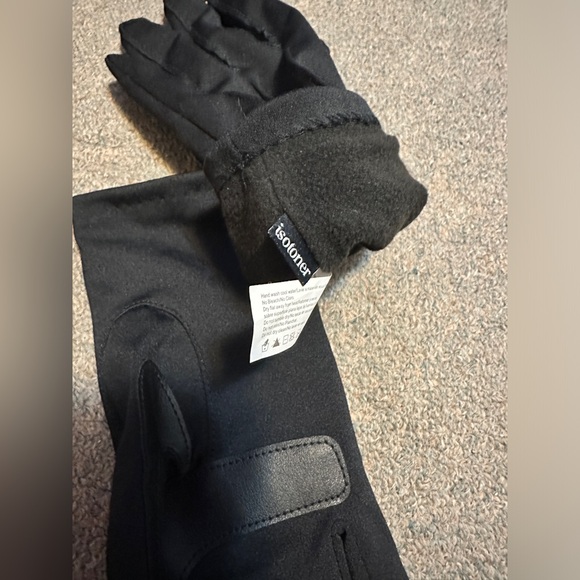 Isotoner Driving Gloves Women’s Smart Dri Smart Touch L/XL Washable Black - Picture 6 of 7